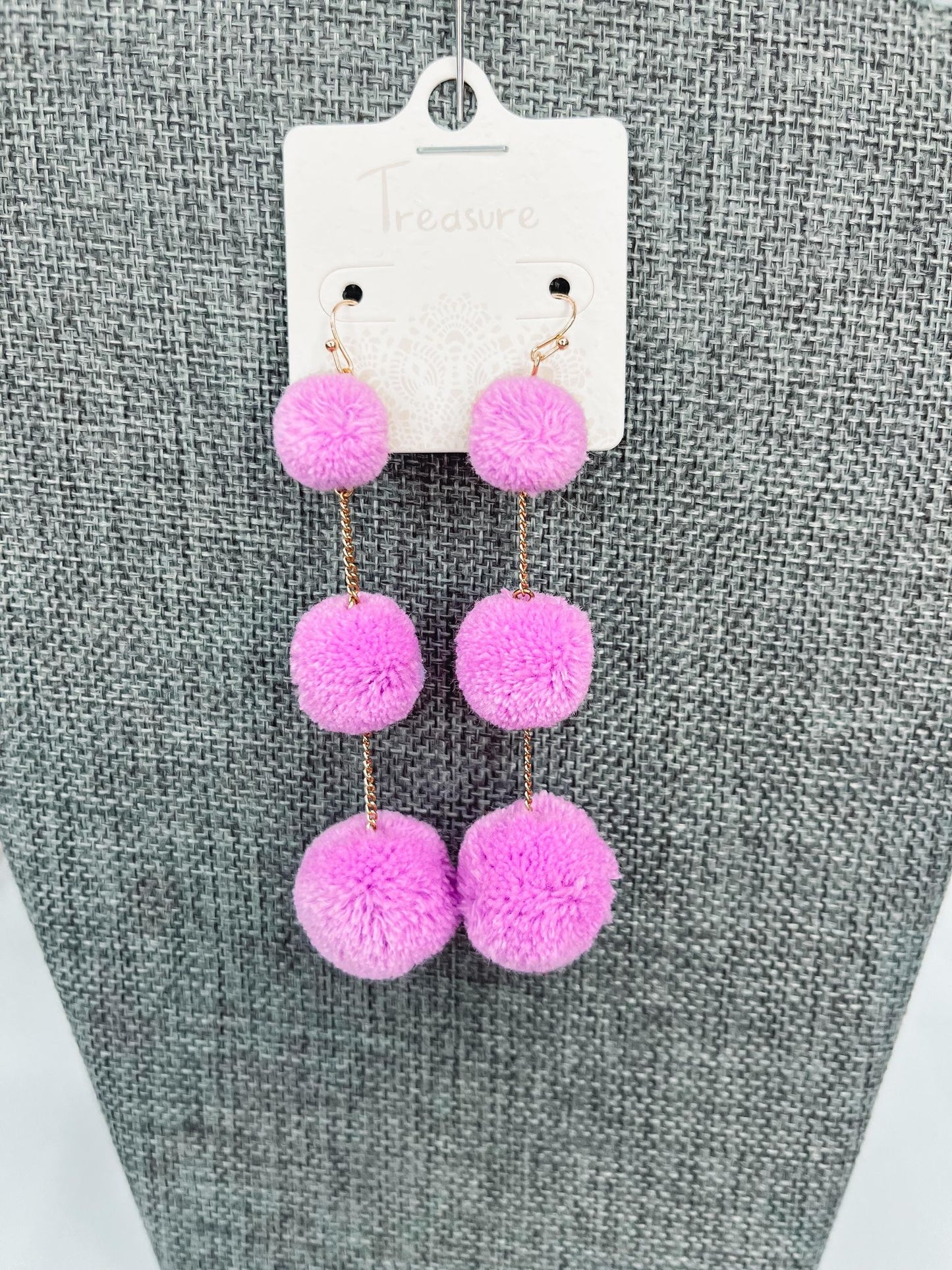 PomPom Earrings