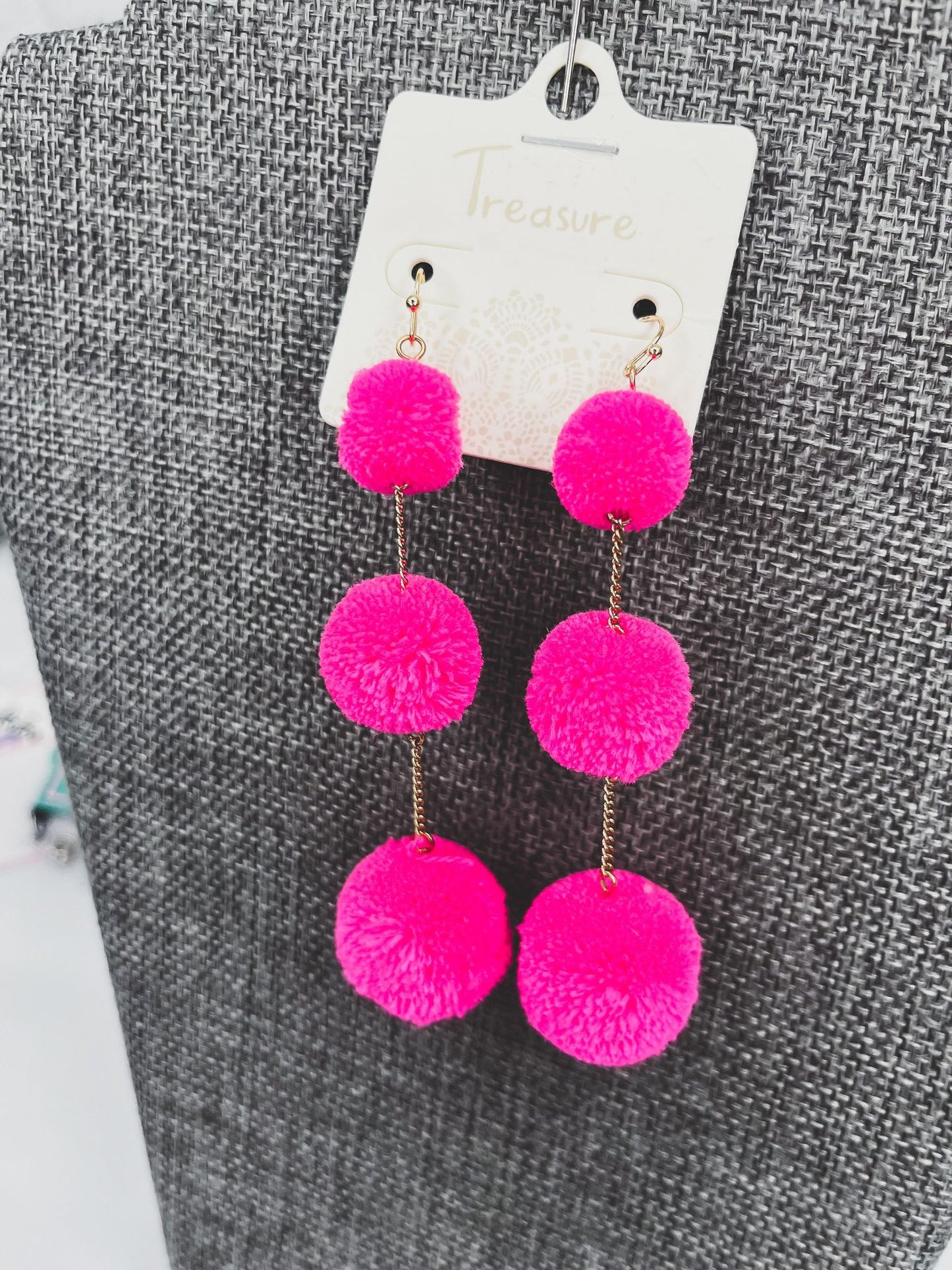 PomPom Earrings